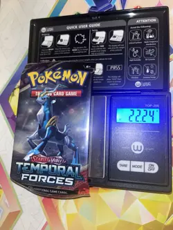 Heavy! 22.24g Pokemon Sealed Temporal Forces Booster Pack - Image 1