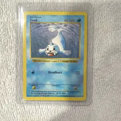 Pokemon Seel 041/102 Base Set Shadowless 60 HP Uncommon WOTC 1999 - Image 1