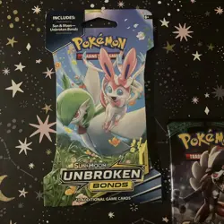 Pokemon xy evolutions + sun and moon unbroken bonds sleeved booster packs + More - Image 2