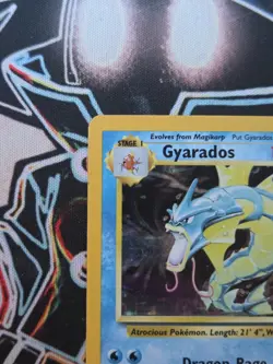 Pokemon TCG Gyarados Holo Rare Base Set 6/102 WOTC Vintage 1999 LP - Image 3