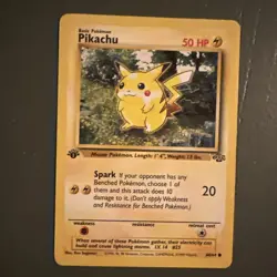 Pokemon Pikachu Jungle 60/64 Regular English Basic HP 1st Edition - Image 1