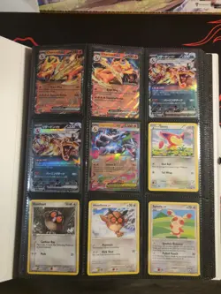 Pokemon Lot 9 Pages Binder Included - Image 1