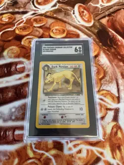 2002 Pokemon Legendary Collection Dark Persian Holo 6/110 SGC 6 - Image 2