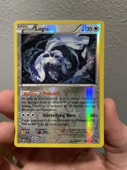 Pokemon TCG: Lugia 78/124 XY Fates Collide 2016 Reverse Holo Rare - LP - Image 3