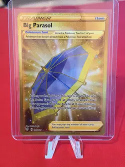 Big Parasol 199/189 Secret Rare Holo – SWSH03: Darkness Ablaze – Pokemon TCG NM - Image 1
