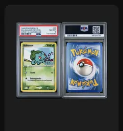 2006 POKEMON EX CRYSTAL GUARDIANS #45 BULBASAUR-REVERSE FOIL PSA 8 NEW CERTIF - Image 3