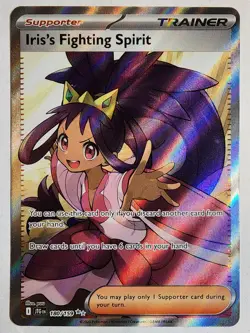Iris's Fighting Spirit Ultra Rare - JTG - 180 - Pokemon TCG - US SELLER - Image 1