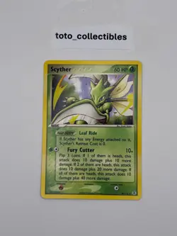 Pokemon EX FireRed & LeafGreen Scyther Rare (29/112) LP/NM - Image 1