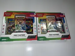 2X Pokemon TCG First Partner Illustration Collection Series 1 Box Fast Ship - Image 1
