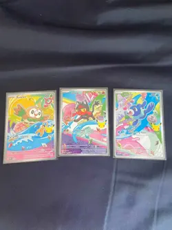 Pokemon 2026 First Partner Illustration Collection – Series 1 Promo Set (43-45) - Image 1