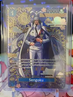 Sengoku (SP) OP07-046 One Piece TCG The Azure Sea’s Seven Foil - NM PACK FRESH - Image 1
