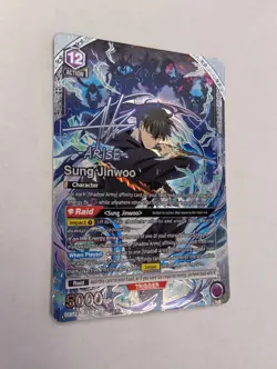 Sung Jinwoo SECRET RARE 2 STAR Union Arena Pack Fresh SLG-1-022 SR** ENGLISH - Image 5