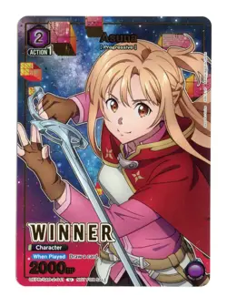 Asuna (041) (Winner) U Sword Art Online Union Arena Promo Card UEPR/SAO-2-041 NM - Image 1