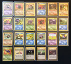 Pokemon TCG Card Collection Fossil First 1st Edition 23 Cards Incomplete Regular - Image 1