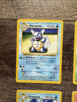 Pokemon Base Set SHADOWLESS Uncommon/Common WotC - 12 Card Lot NM/LP - Image 3