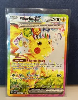 Pokemon Pikachu EX 238/191 Special Illustration Holo Card Surging Sparks - Image 1
