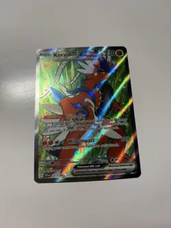 Pokemon Card Koraidon Ex 231/198 Scarlet & Violet Base Ultra Rare Near Mint - Image 1