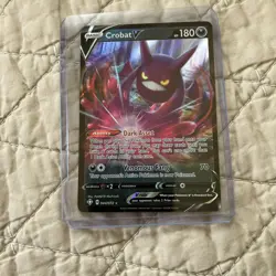 Crobat V 044/072 Shining Fates Ultra Rare Holo Pokemon TCG Card NM - Image 1