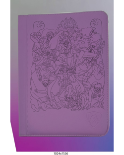 Luffy PSA Slab 4 Pocket Pokemon Trading Card Binder (Made To Order) - Image 1