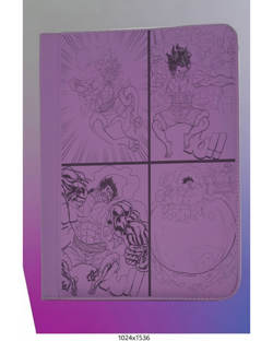 Luffy PSA Slab 4 Pocket Pokemon Trading Card Binder (Made To Order) - Image 2