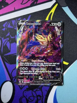 Zamazenta V GG54/GG70 Full Art Crown Zenith Pokemon Card Near Mint Holo - Image 1