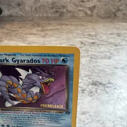 Holographic Dark Gyarados Pokemon Card Prerelease Promo Holo - Image 4
