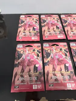 6x One Piece Card Game EB-03 One Piece Heroines Edition Sleeved Booster Pack - Image 2