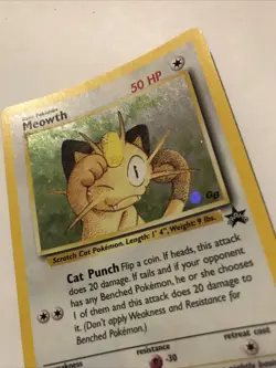 Pokemon Meowth Nintendo Black Star Promo 10 Holo Pokemon Card - Image 3