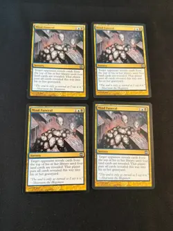 x4 Mind Funeral [Alara Reborn] 4x Magic MTG Cards LP - Image 1