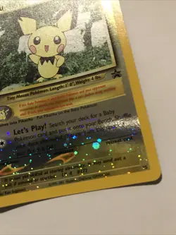 Pichu Reverse Holo Black Star Promo 35 WOTC Pokemon Card - Image 2
