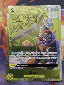 Shura (WINNER Stamped) OP05-106 Rare One Piece Promo Cards Foil - Image 1