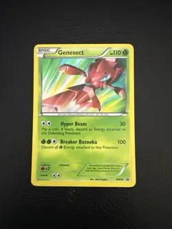 Genesect - BW99 - Black Star Holo Rare Promo Shiny - Pokemon Card - LP - Image 1