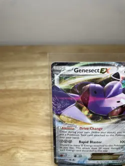 Pokemon TCG Card Genesect EX - XY Fates Collide 64/124 Holo Rare 2016 Pokemon - Image 2