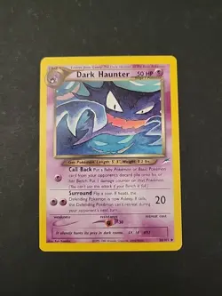 LP/MP Dark Haunter 36/105 Non Holo Uncommon Neo Destiny Pokemon Card - Image 1