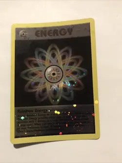 Rainbow Energy - WOTC League Promo Pokemon - Holo Card - Image 1
