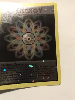Rainbow Energy - WOTC League Promo Pokemon - Holo Card - Image 2