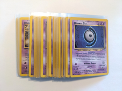 Pokemon TCG Unown Collection | Neo Discovery 36 Vintage Cards Lot WOTC 2001 - Image 1