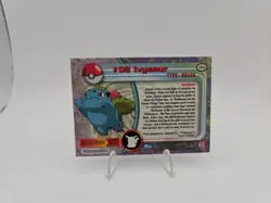 1999 Topps Pokemon Blue Logo TV Animation Edition Series 1 Ivysaur Card #2 Rare - Image 2