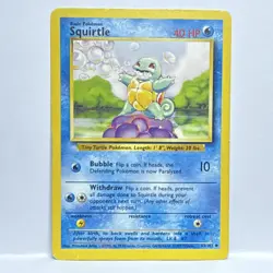 Squirtle Base Set 63/102 Basic 40 HP Pokemon Card - Image 2