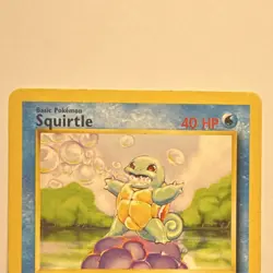 Squirtle Base Set 63/102 Basic 40 HP Pokemon Card - Image 3