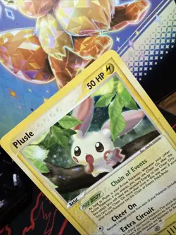 Plusle 8/97 EX Dragon Holo Rare Pokemon TCG Card Vintage 2003 LP+/M Condition - Image 5