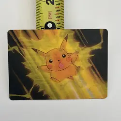 1998 Pokemon Lenticular Pikachu Card Viz Video - Image 2
