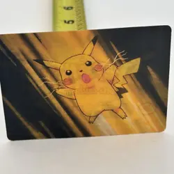 1998 Pokemon Lenticular Pikachu Card Viz Video - Image 3