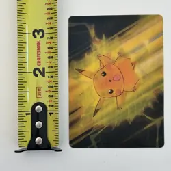 1998 Pokemon Lenticular Pikachu Card Viz Video - Image 5