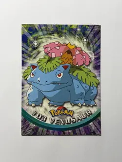 Venusaur #3 - Topps BLUE LOGO - NON-HOLO - Pokemon Card - TV Animation Series 1 - Image 1