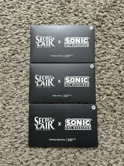 Magic the Gathering Secret Lair x Sonic the Hedgehog Complete Foil Bundle SEALED - Image 1