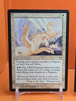 ⚪⚪⚪ (4) 1996 MAGIC THE GATHERING SACRED MESA MIRAGE UNPLAYED ⚪⚪⚪ - Image 2