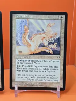 ⚪⚪⚪ (4) 1996 MAGIC THE GATHERING SACRED MESA MIRAGE UNPLAYED ⚪⚪⚪ - Image 5