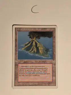 Revised Edition MTG Volcanic Island - MP - Card C - $1 No Reserve - Image 1