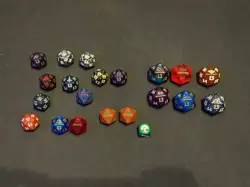 Magic The Gathering spin down counter dice lot x20 - various sets, see pics MTG - Image 1